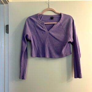 4/$20 Wild Fable Purple Women's Crop Top